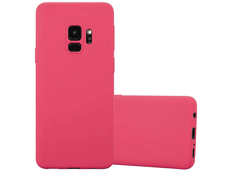TPU Hülle Samsung, Candy CANDY CADORABO ROT Galaxy Style, S9, Backcover, im