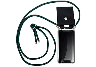 carcasa de móvil  - Funda flexible para móvil - Carcasa de TPU Silicona ultrafina CADORABO, Samsung, Galaxy A80 / A90, verde ejército