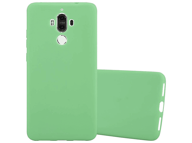 CADORABO Hülle im TPU Candy Style, Backcover, Huawei, MATE 9, CANDY PASTELL GRÜN