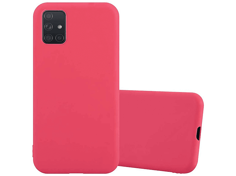 CADORABO Hülle im TPU Candy Style, Backcover, Samsung, Galaxy A51 4G / M40s, CANDY ROT