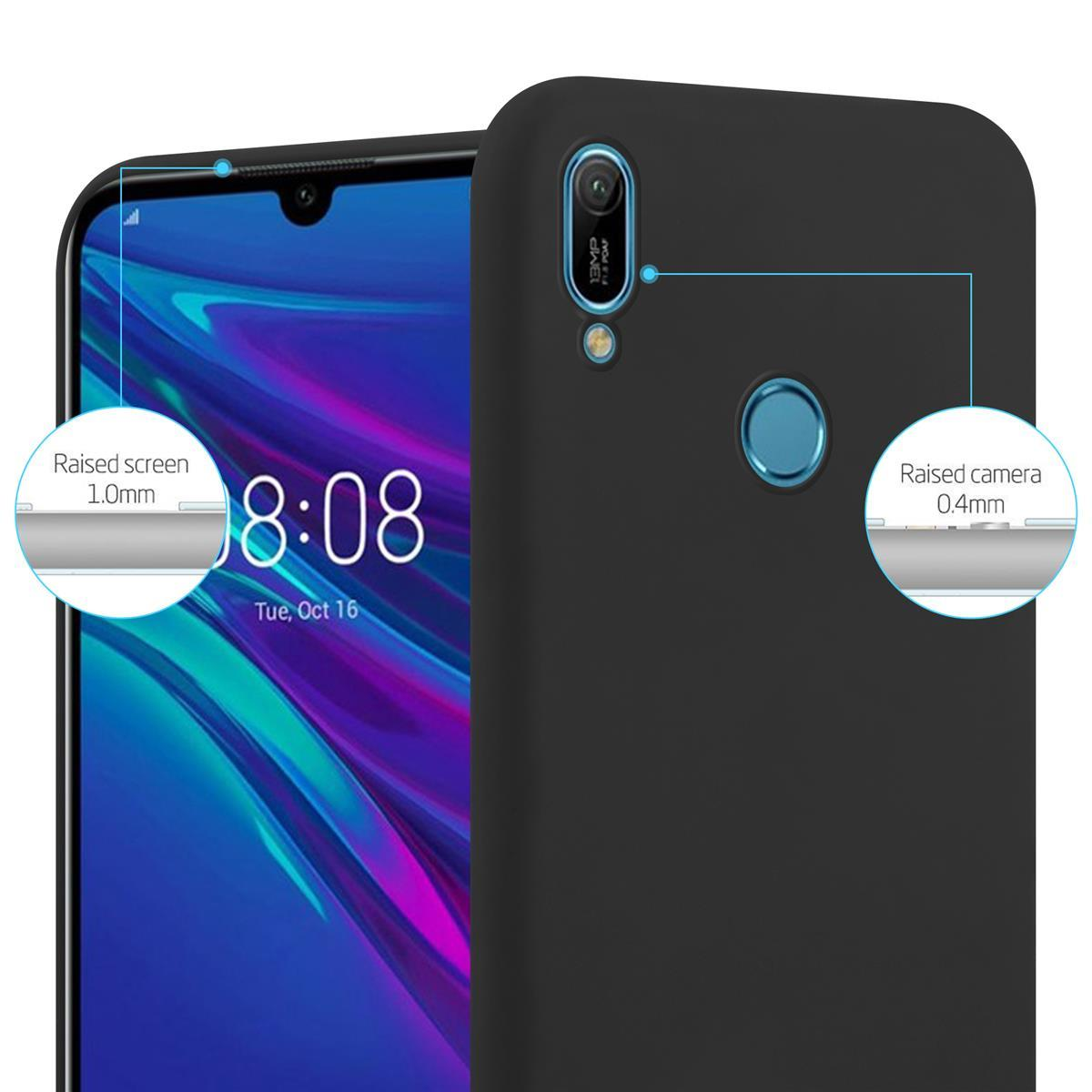 Huawei, TPU 2019, CANDY Y6 SCHWARZ Style, Backcover, Candy Hülle im CADORABO
