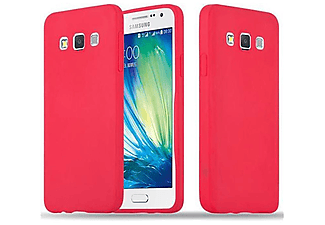 carcasa de móvil Funda flexible para móvil - Carcasa de TPU Silicona ultrafina;CADORABO, Samsung, Galaxy A3 2015, candy rojo