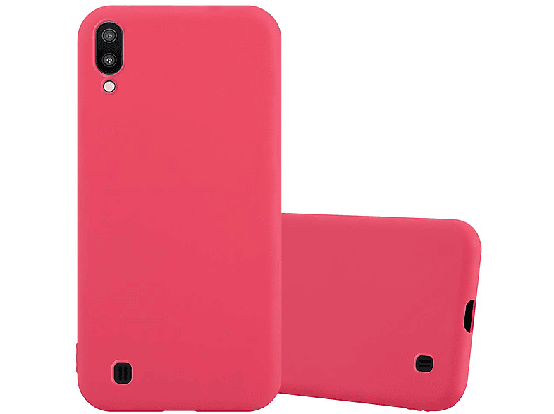 CADORABO Hülle im TPU Candy Style, Backcover, Samsung, Galaxy A10 / M10, CANDY ROT