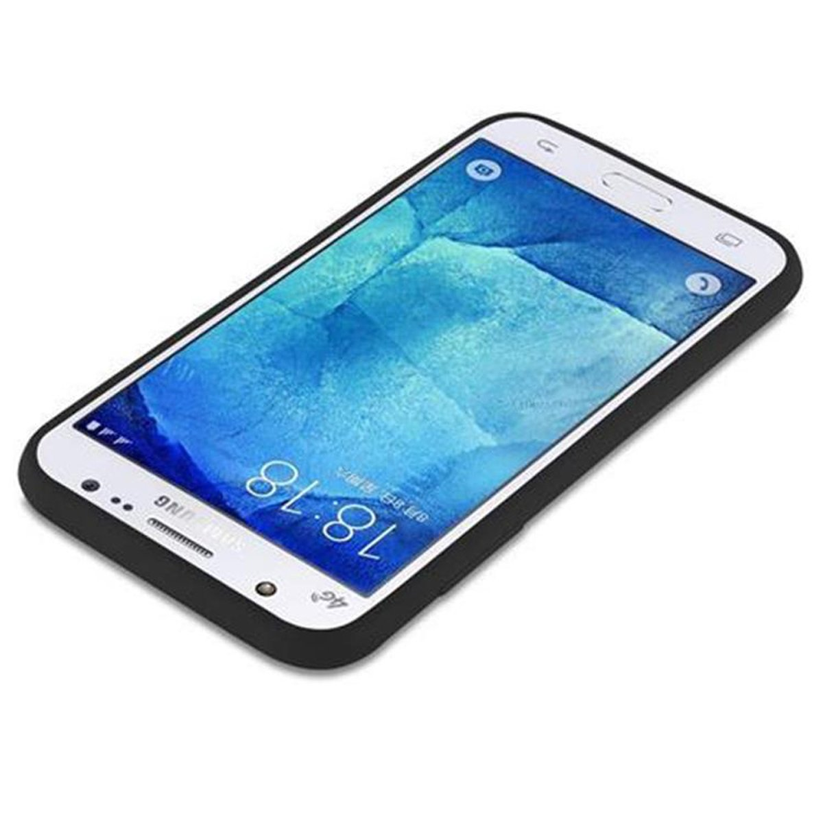 Samsung, Hülle J5 SCHWARZ TPU CANDY Candy 2015, CADORABO Style, im Galaxy Backcover,