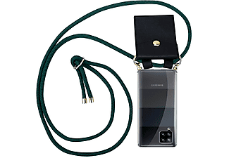 carcasa de móvil  - Funda flexible para móvil - Carcasa de TPU Silicona ultrafina CADORABO, Samsung, Galaxy A42, verde ejército