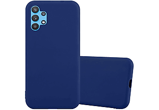 carcasa de móvil  - Funda flexible para móvil - Carcasa de TPU Silicona ultrafina CADORABO, Samsung, Galaxy A32 4G, candy azul oscuro