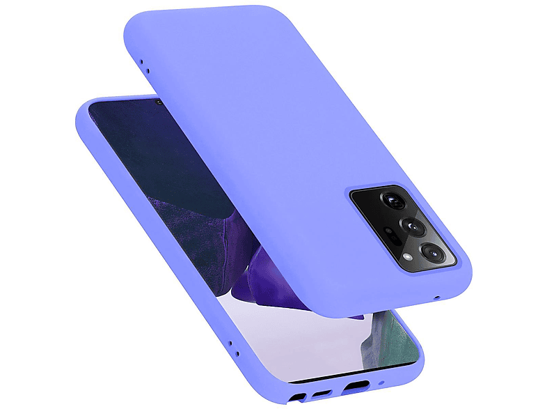 Style, Galaxy CADORABO Hülle Liquid LILA Case 20 ULTRA, LIQUID Backcover, im Silicone Samsung, HELL NOTE