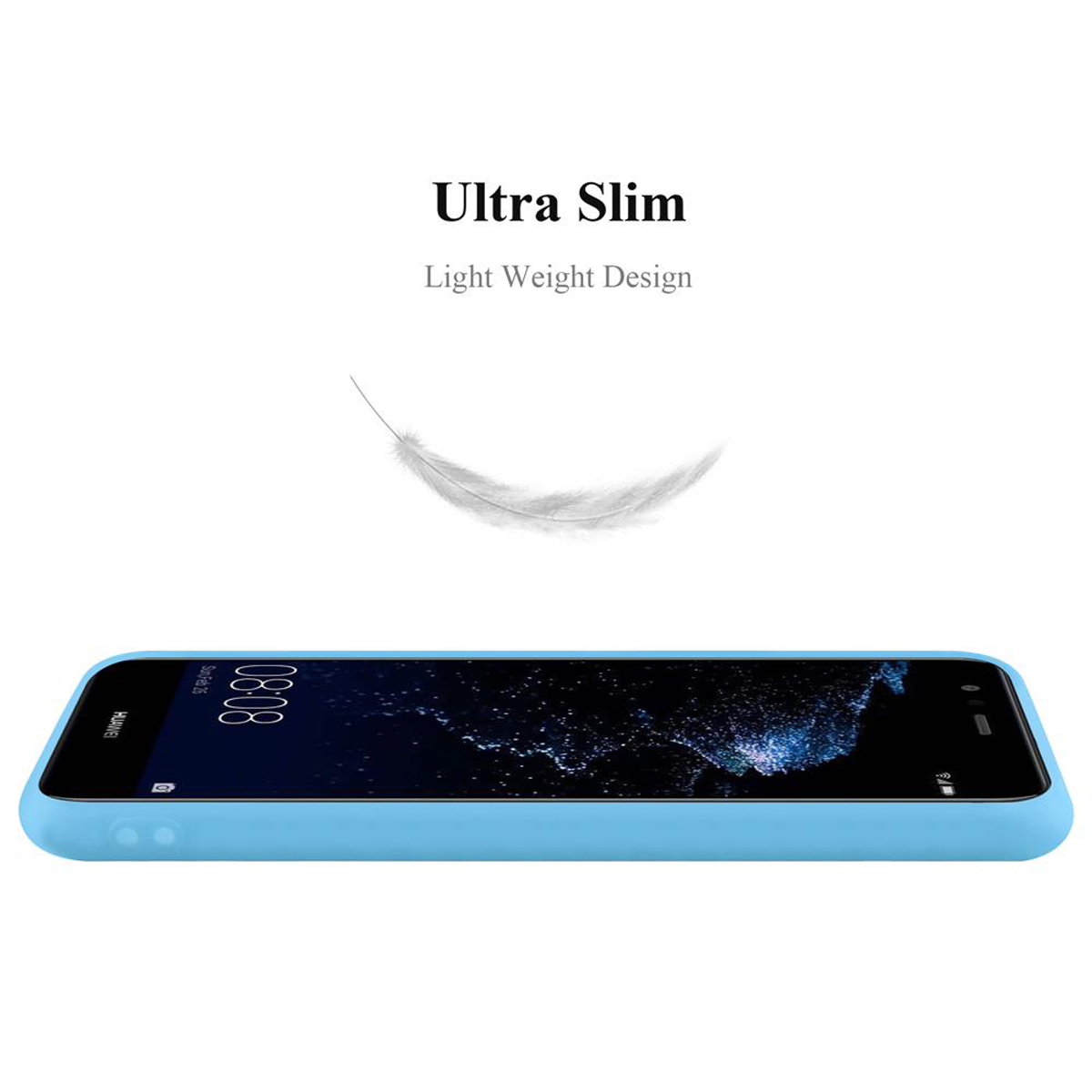 Una custodia per telefono. Custodia per telefono blu.