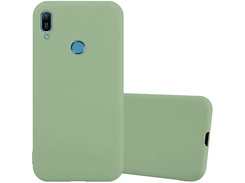 CADORABO Hülle im TPU Candy PASTELL GRÜN CANDY Backcover, Huawei, 2019, Y6 Style