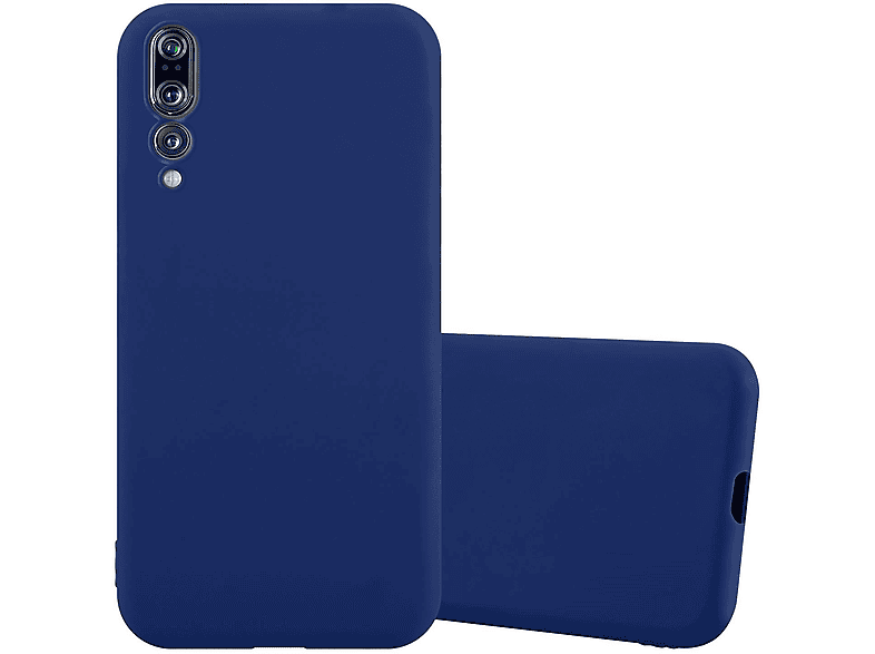 CADORABO Hülle im TPU Candy Style, Backcover, Huawei, P20 PRO / P20 PLUS, CANDY DUNKEL BLAU