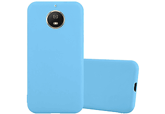 carcasa de móvil  - Funda flexible para móvil - Carcasa de TPU Silicona ultrafina CADORABO, Motorola, Moto G5 S, candy azul