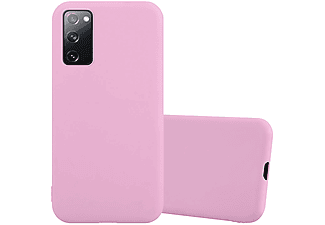 carcasa de móvil  - Funda flexible para móvil - Carcasa de TPU Silicona ultrafina CADORABO, Samsung, Galaxy S20 FE, candy rosa