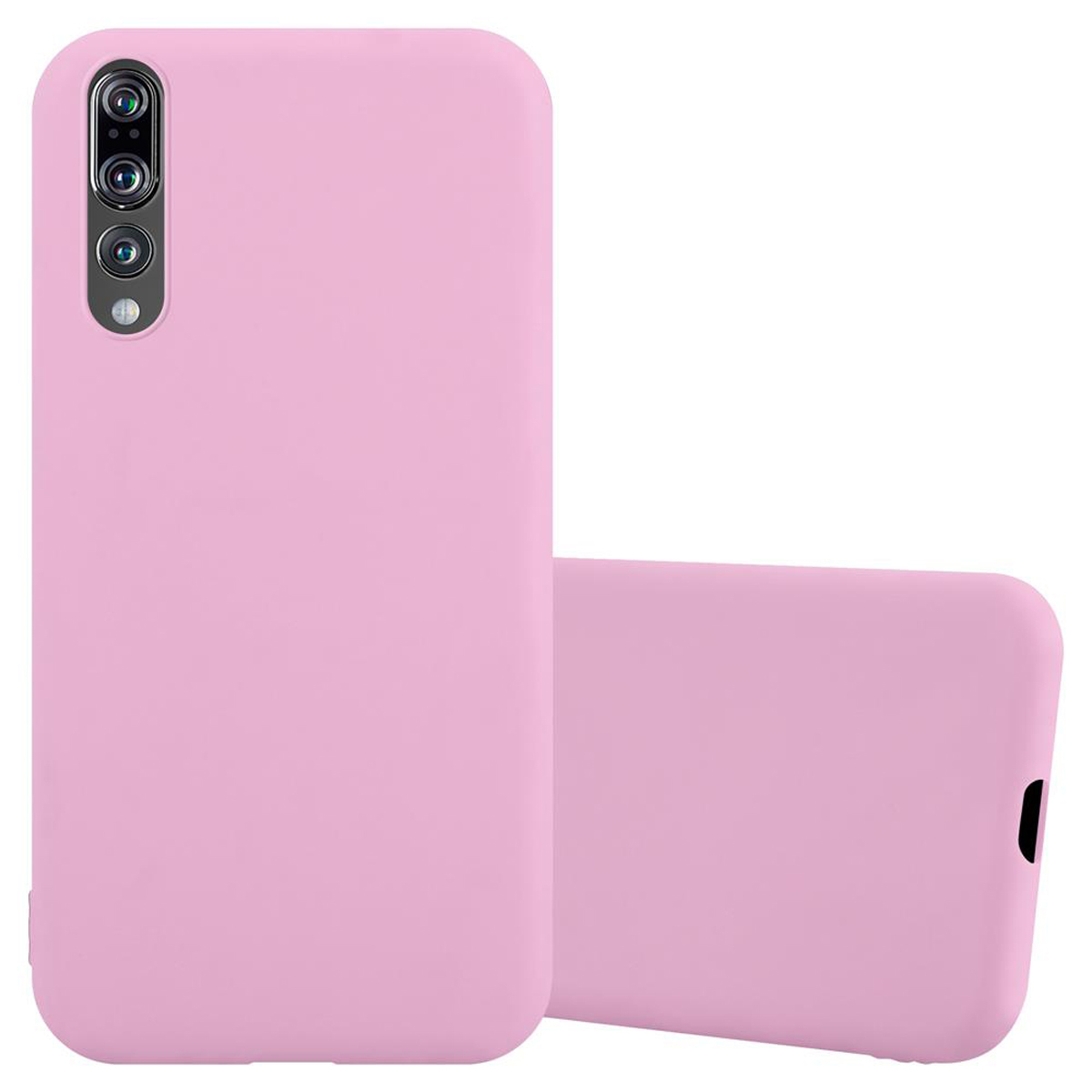 CADORABO Hülle im TPU Candy / P20 Huawei, PRO Style, ROSA P20 Backcover, CANDY PLUS