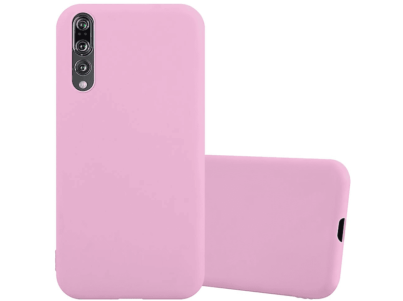 CADORABO Hülle im TPU Candy / P20 Huawei, PRO Style, ROSA P20 Backcover, CANDY PLUS