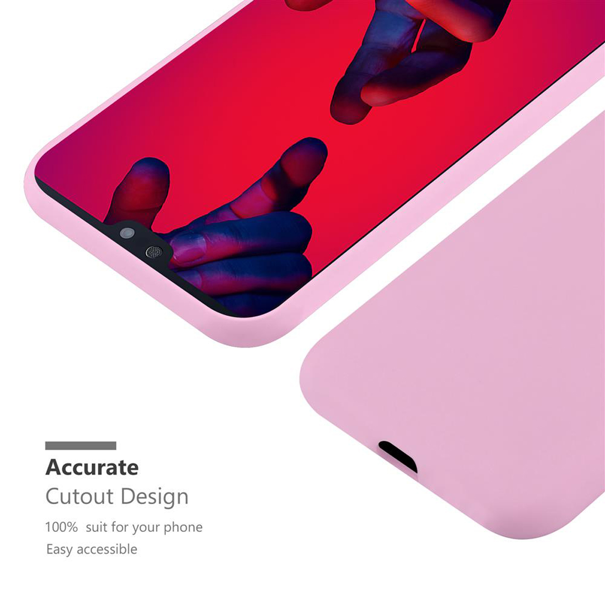 P20 PRO Style, CADORABO ROSA Backcover, Candy / P20 PLUS, im TPU CANDY Huawei, Hülle