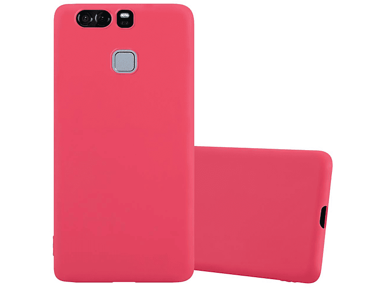 ROT CADORABO Candy im Hülle Style, P9, Backcover, Huawei, TPU CANDY