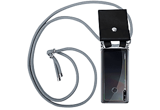 CADORABO TPU Handy Kette SILBER, Bookcover, Huawei, P40 LITE E, SILBER GRAU