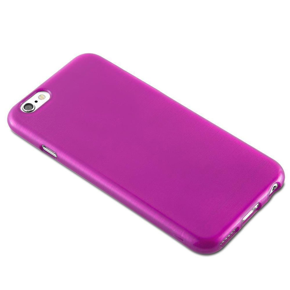 CADORABO TPU Brushed Hülle, 6S, / Apple, PINK iPhone 6 Backcover