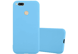 carcasa de móvil  - Funda flexible para móvil - Carcasa de TPU Silicona ultrafina CADORABO, Xiaomi, 5x / A1, candy azul