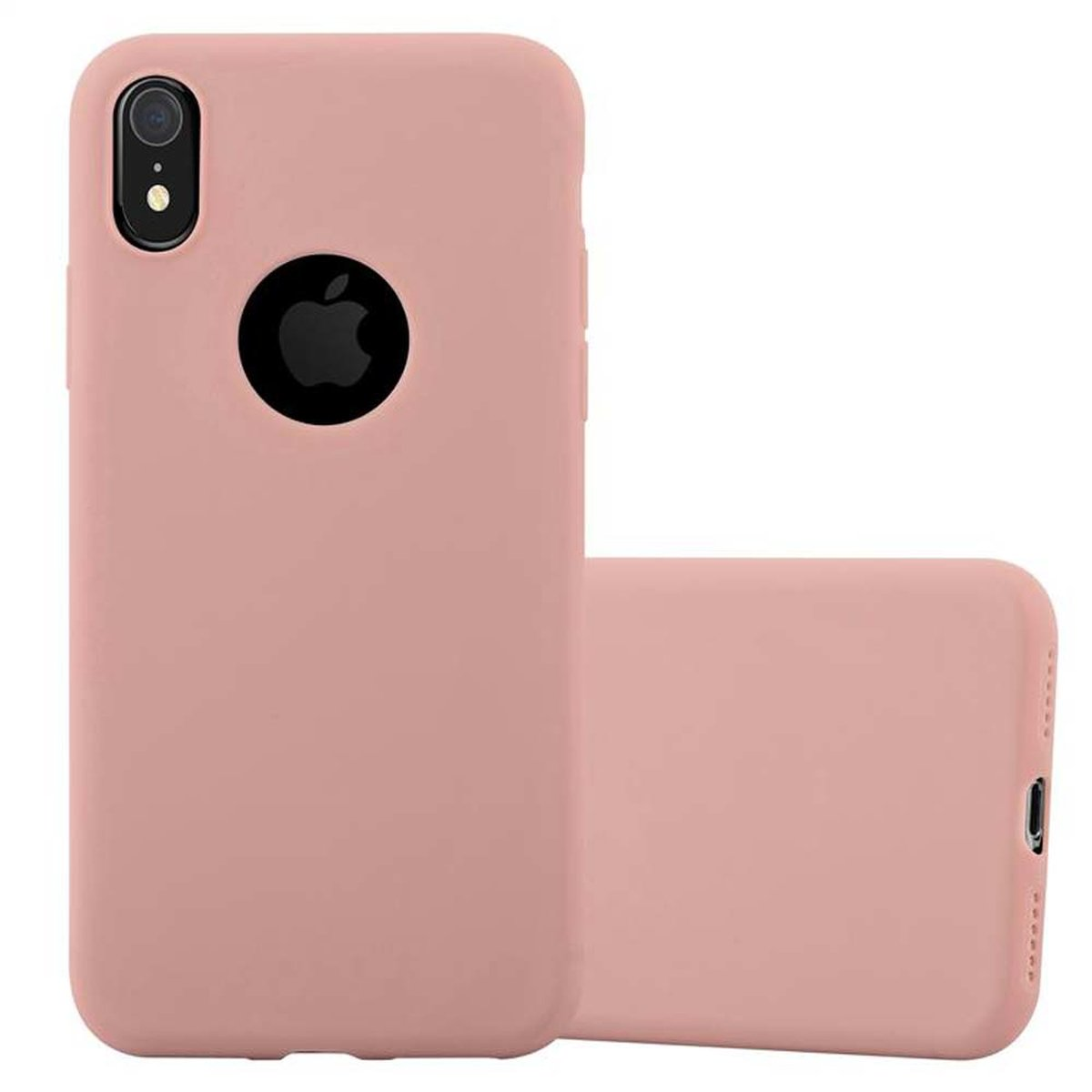Style, Backcover, TPU im ROSA Candy XR, CADORABO iPhone CANDY Apple, Hülle