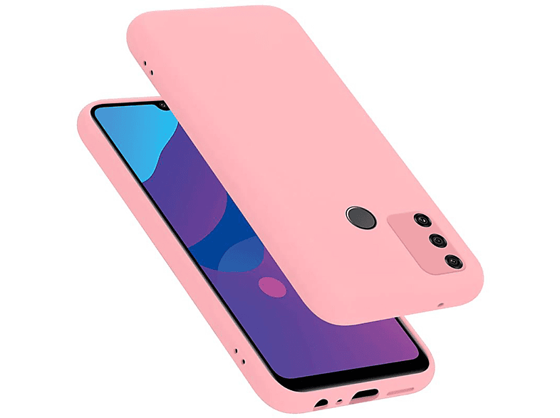 CADORABO Hülle Backcover, Liquid 9A, Honor, Silicone PINK Case Style, im LIQUID