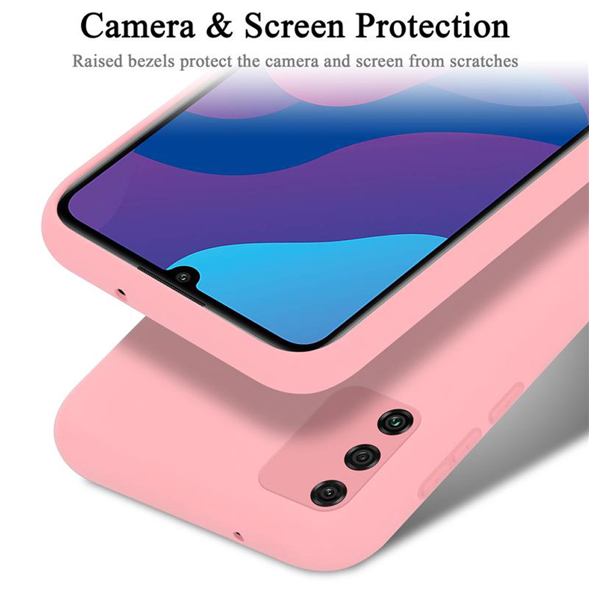 CADORABO Hülle Backcover, Liquid 9A, Honor, Silicone PINK Case Style, im LIQUID