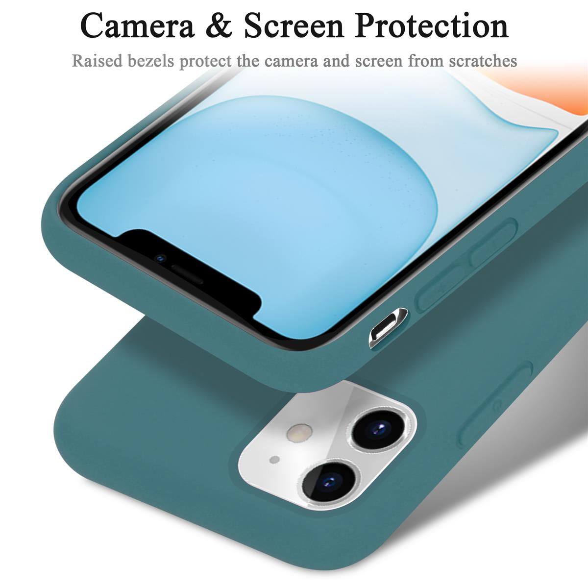 Style, Case Backcover, Apple, 11, GRÜN Silicone iPhone LIQUID CADORABO im Hülle Liquid