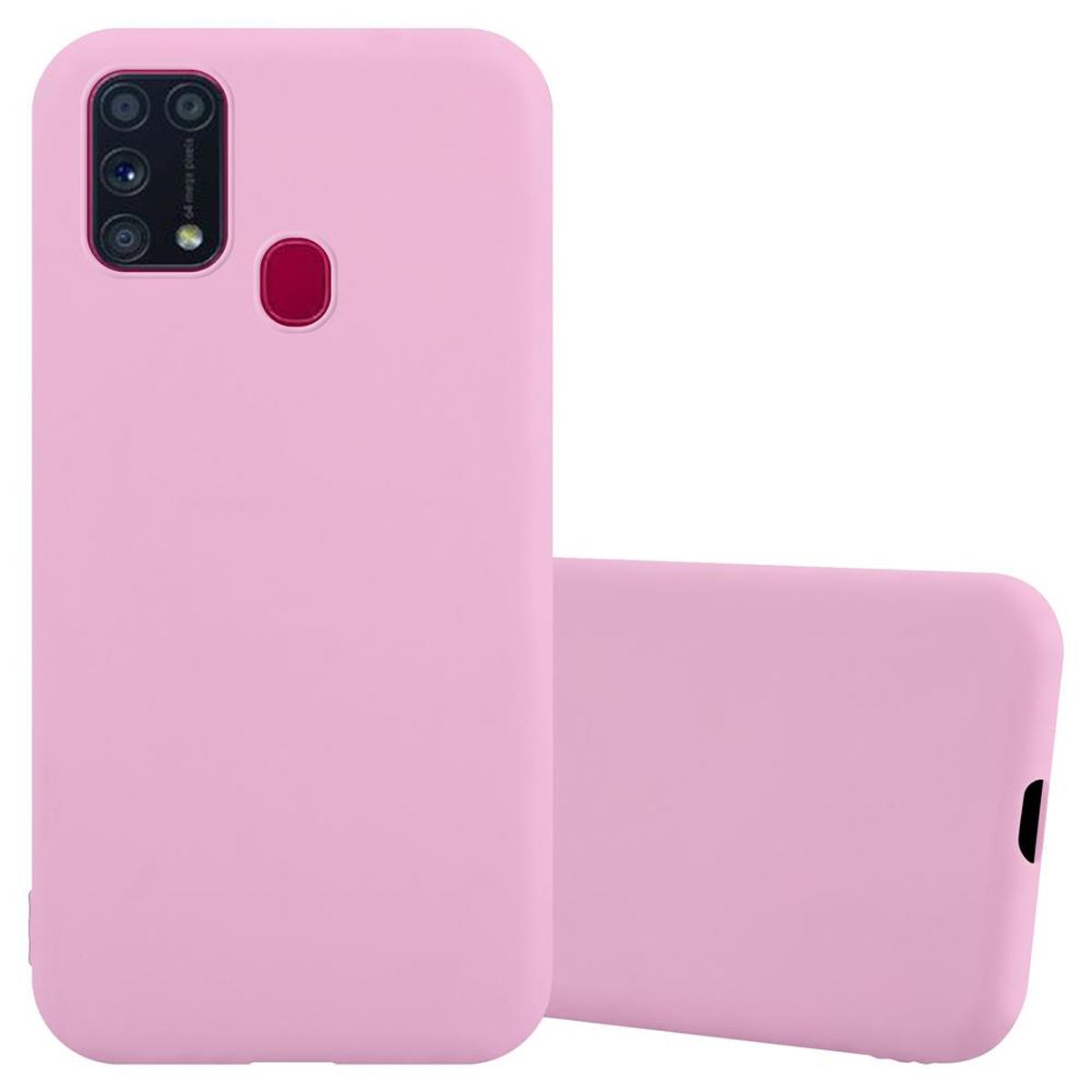 CADORABO Hülle im TPU Samsung, Style, Candy ROSA Galaxy CANDY Backcover, M31