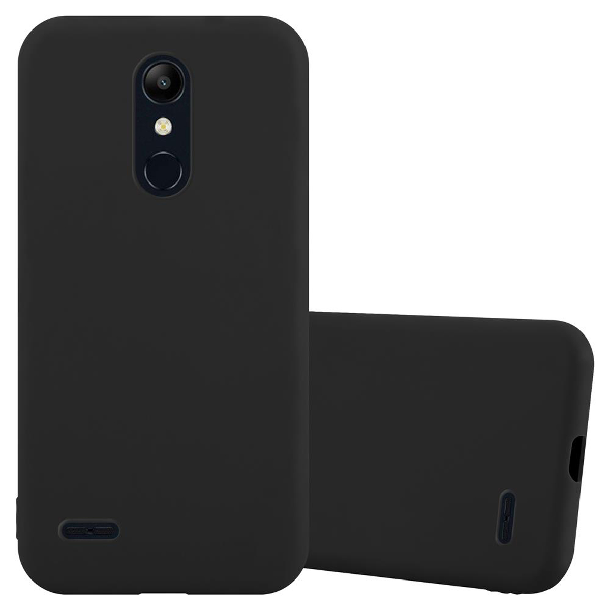 CADORABO Hülle im TPU Candy K11 LG, CANDY / 2018 Style, SCHWARZ Backcover, / K10 K11 PLUS