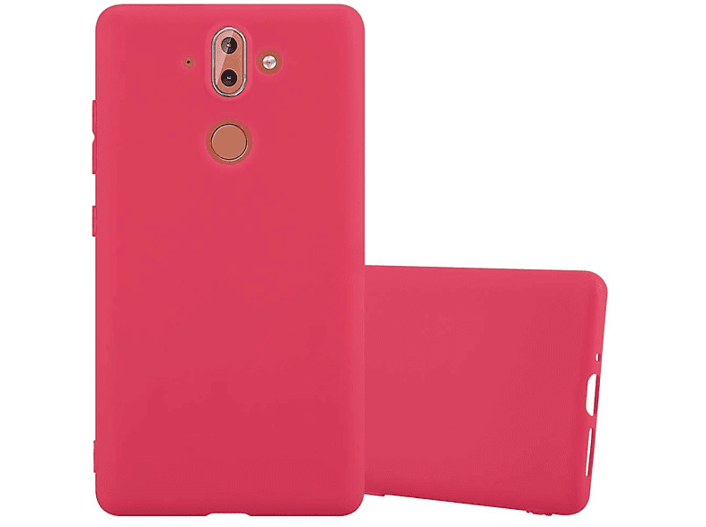 Backcover, Candy Hülle Style, CANDY TPU 8 Sirocco, Nokia, CADORABO im ROT