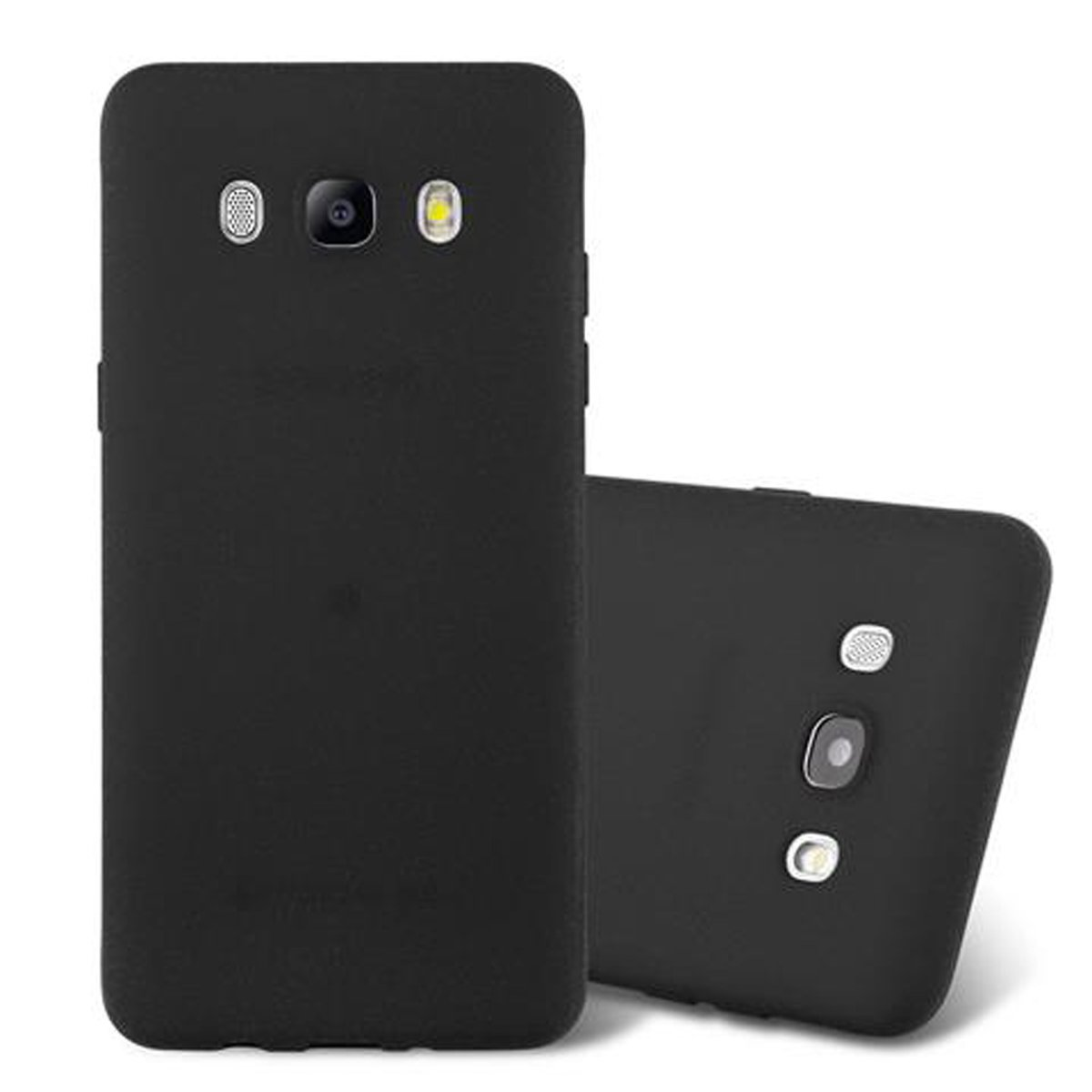 CADORABO TPU Frosted Backcover, SCHWARZ Samsung, 2016, J5 Galaxy FROST Schutzhülle