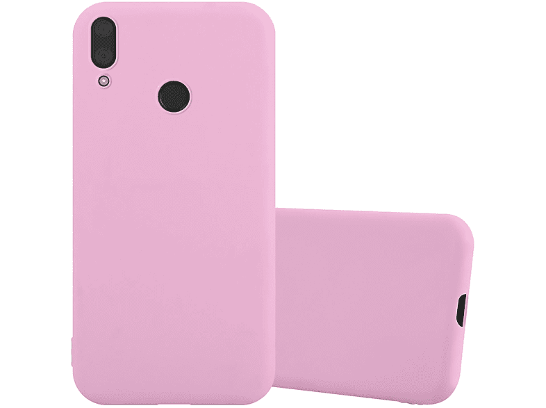 Y7 PRIME Candy Hülle ROSA 2019, Huawei, TPU Backcover, Y7 2019 / CADORABO im CANDY Style,