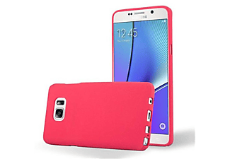 carcasa de móvil Funda flexible para móvil - Carcasa de TPU Silicona ultrafina;CADORABO, Samsung, Galaxy NOTE 5, frost rojo