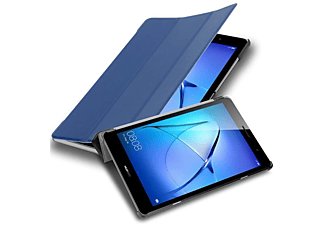 carcasa de tablet Funda libro para Tablet - Carcasa protección resistente de estilo libro;CADORABO, Huawei, MediaPad T3 8 (8.0"), azul oscuro jersey