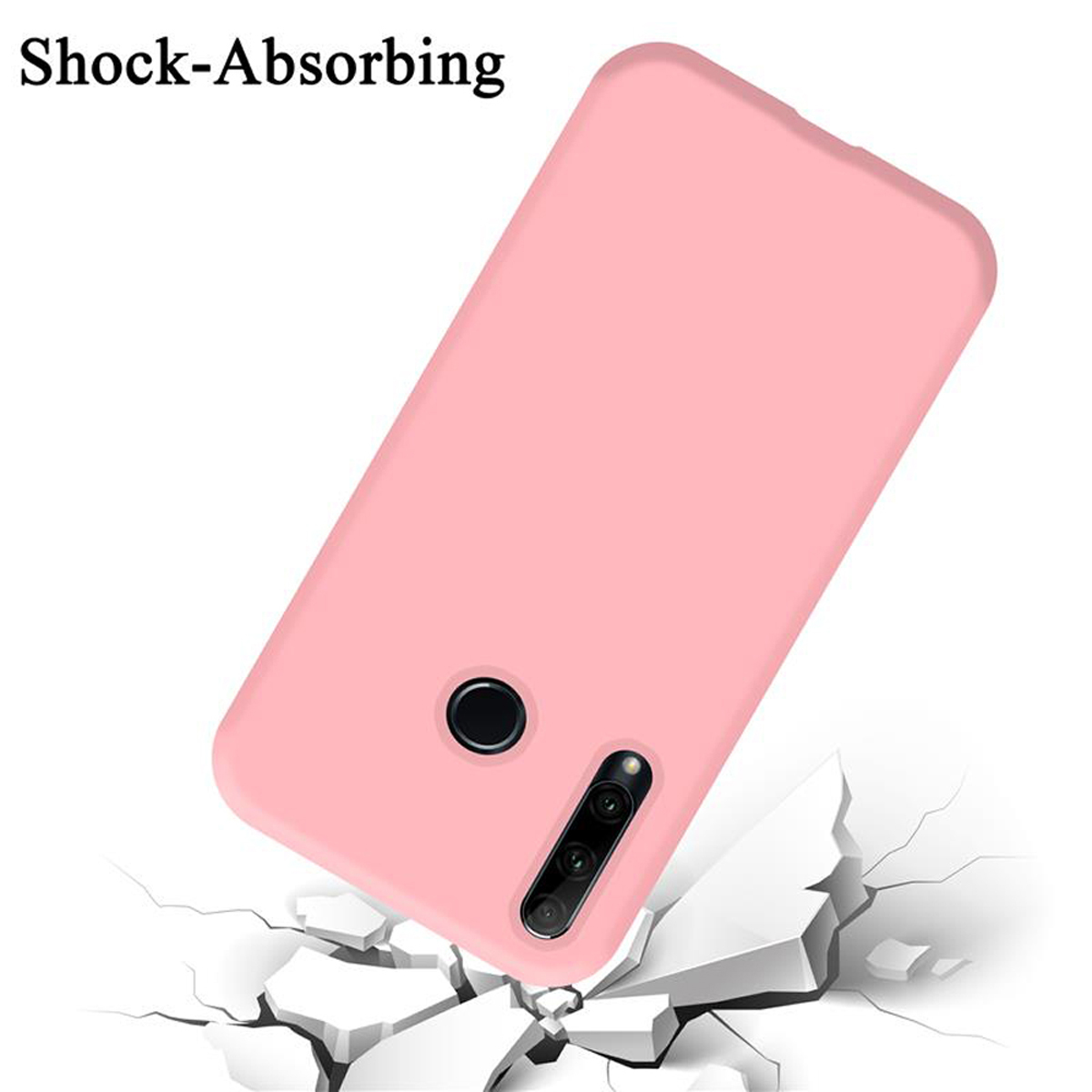 CADORABO Hülle im Huawei / LITE 20 9S, LIQUID 10i Silicone Backcover, PINK / Style, Enjoy 20i Liquid Honor, / Case