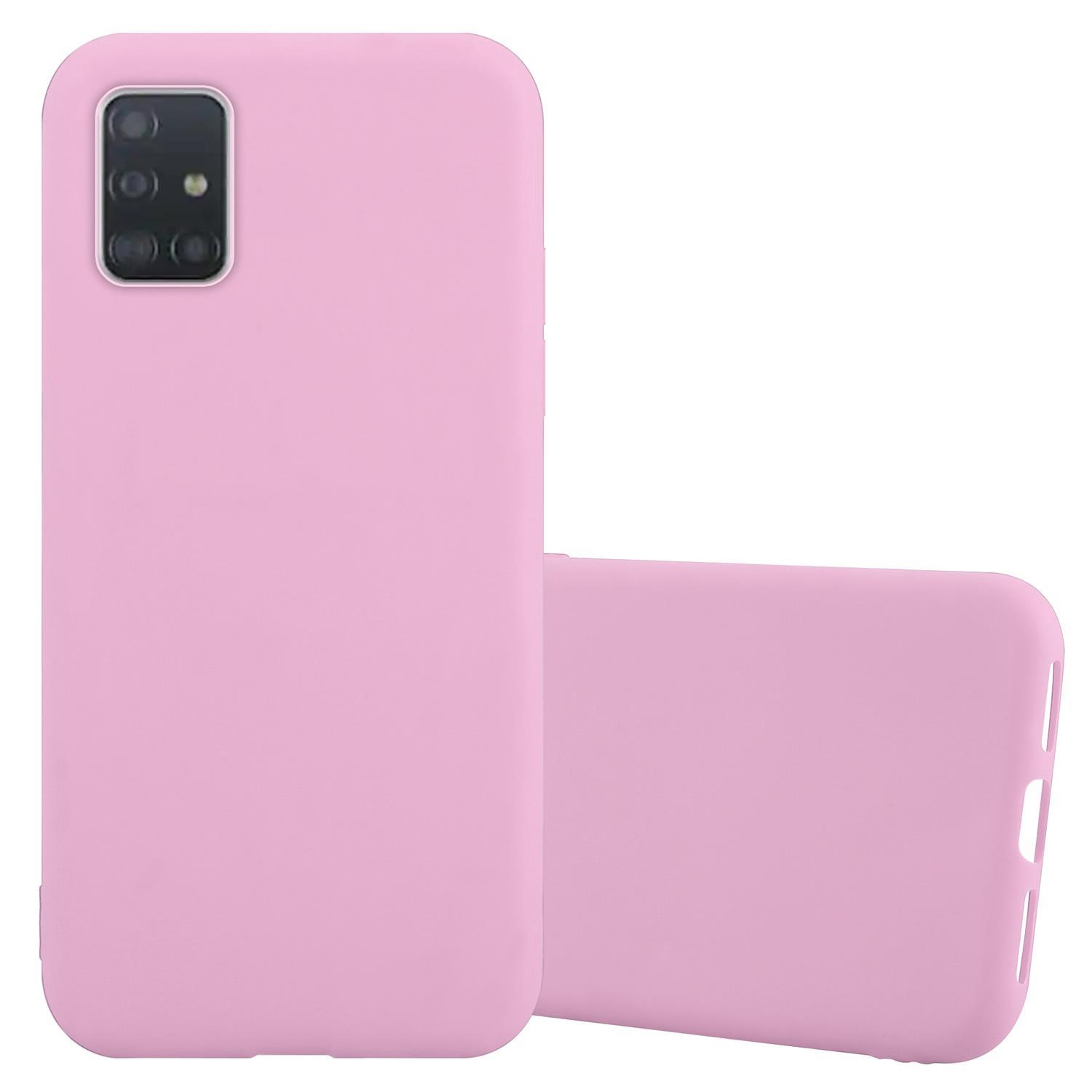 CADORABO Hülle im Candy 5G) Backcover, / Style, Galaxy CANDY TPU (4G / Samsung, A52s, A52 ROSA