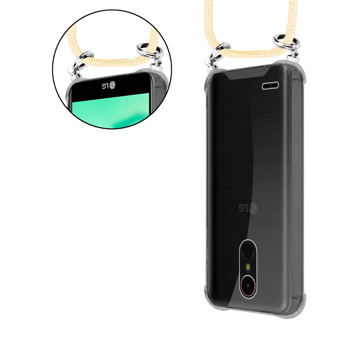 Zwei Telefone mit durchsichtigen Hüllen und Schlüsselbändern. Weißer Hintergrund.