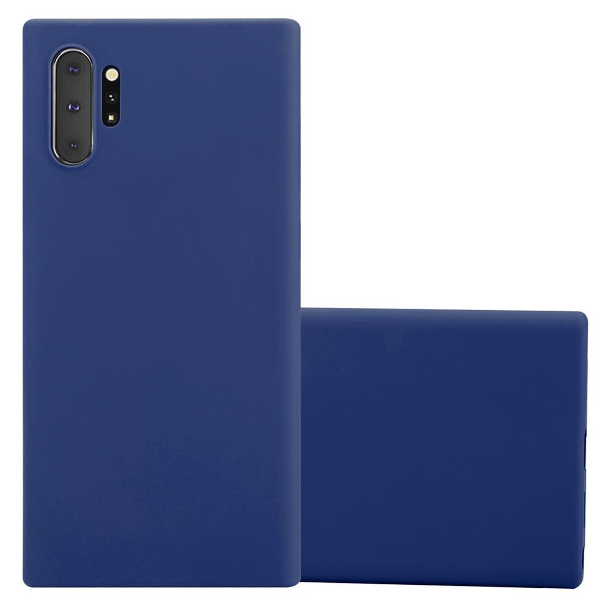 CADORABO Hülle PLUS, 10 BLAU CANDY TPU Backcover, im NOTE DUNKEL Style, Samsung, Candy Galaxy