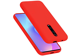 carcasa de móvil  - Funda flexible para móvil - Carcasa de TPU Silicona ultrafina CADORABO, Xiaomi, 9T/K20/K20 Pro, liquid rojo