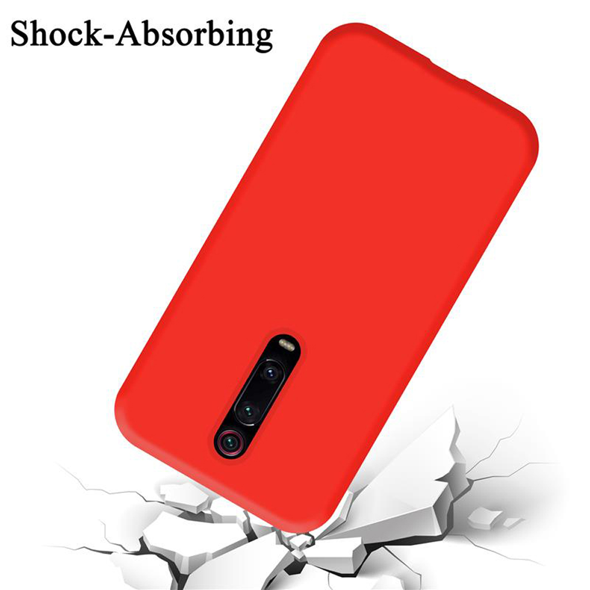 Style, CADORABO ROT LIQUID Xiaomi, 9T PRO, RedMi / Liquid Mi PRO Backcover, / K20 Hülle 9T Silicone im K20 / RedMi Mi Case