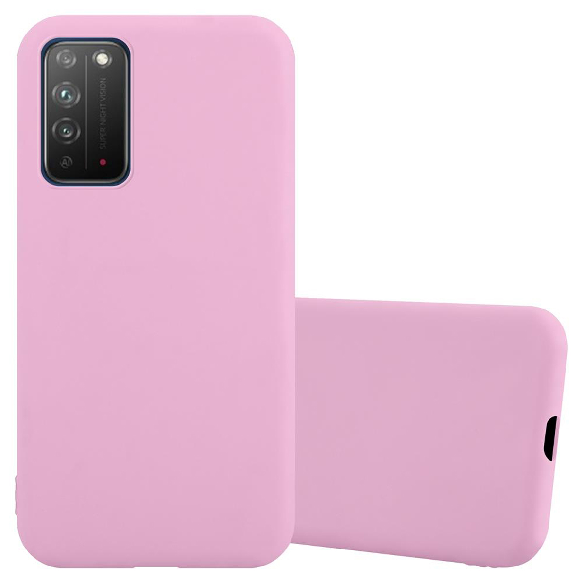 CADORABO Hülle im TPU Candy X10, Style, CANDY ROSA Honor, Backcover