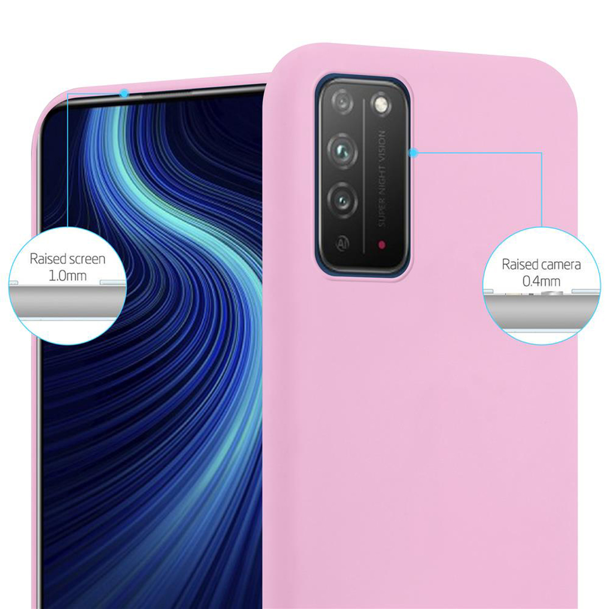 Style, Hülle Honor, CADORABO ROSA im Candy X10, TPU Backcover, CANDY