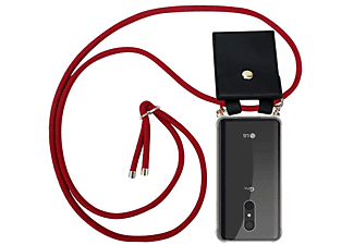 carcasa de móvil Funda flexible para móvil - Carcasa de TPU Silicona ultrafina;CADORABO, LG, Q9, rojo rubí