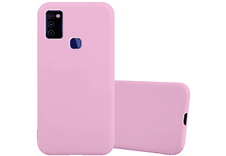 carcasa de móvil  - Funda flexible para móvil - Carcasa de TPU Silicona ultrafina CADORABO, Samsung, Galaxy M51, candy rosa