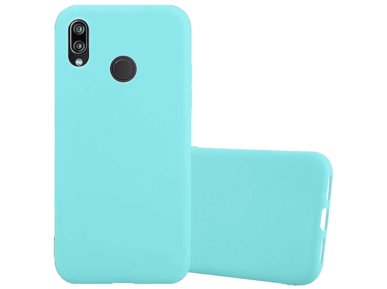 CADORABO Hülle Candy im P20 Huawei, CANDY 2018 Backcover, 3E, BLAU TPU NOVA / Style, LITE