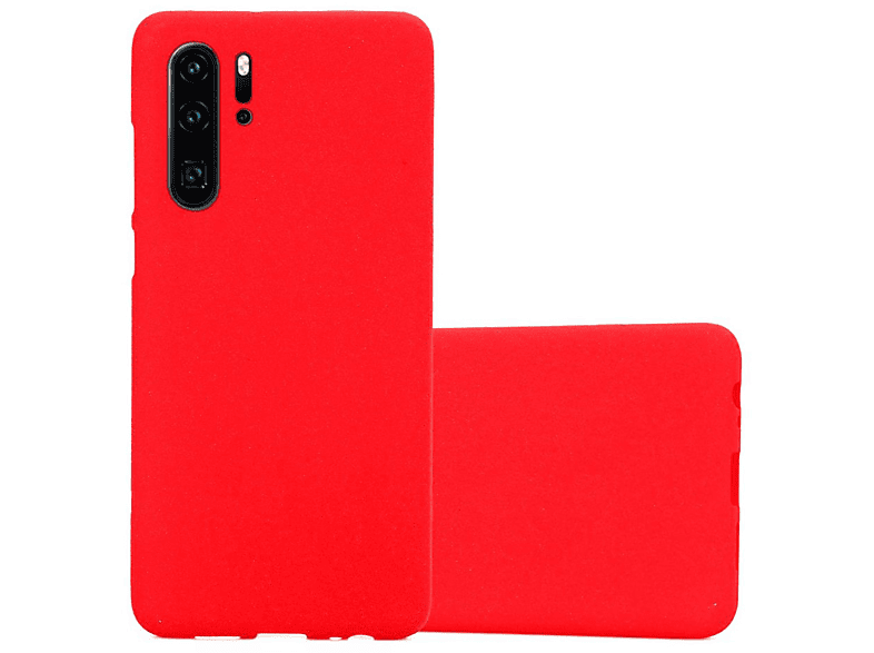 CADORABO TPU Frosted Schutzhülle, ROT P30 Backcover, FROST Huawei, PRO