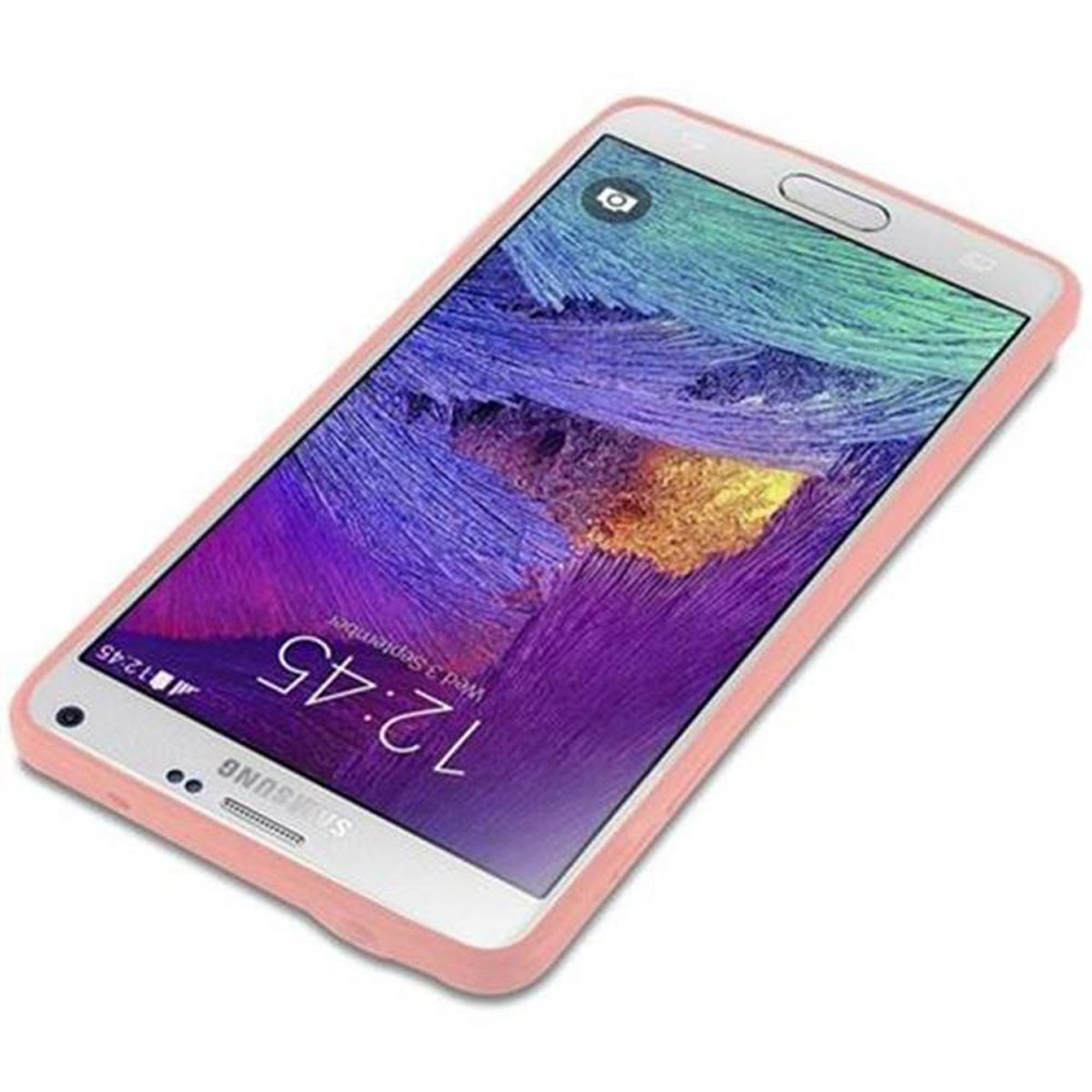 CADORABO Hülle Candy TPU Backcover, CANDY ROSA Style, Samsung, Galaxy 4, im NOTE