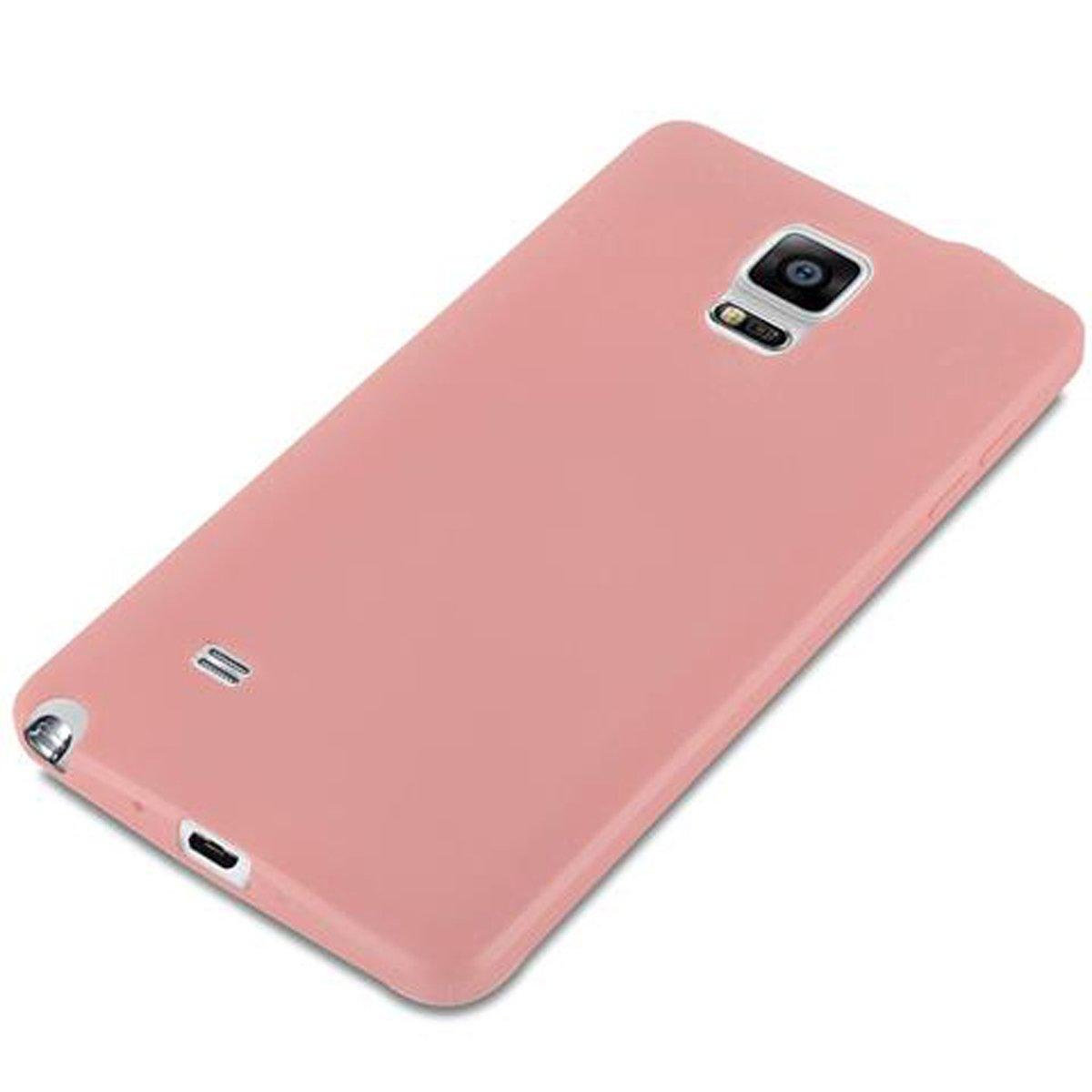 CADORABO Hülle Galaxy Samsung, ROSA im NOTE Backcover, Candy CANDY TPU 4, Style