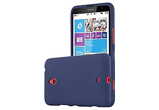 carcasa de móvil Funda flexible para móvil - Carcasa de TPU Silicona ultrafina;CADORABO, Nokia, Lumia 1320, frost azul oscuro