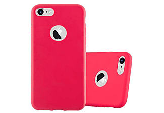 carcasa de móvil Funda flexible para móvil - Carcasa de TPU Silicona ultrafina;CADORABO, Apple, iPhone 7 / 7S / 8 / SE 2020, candy rojo